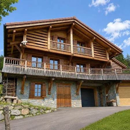 La Framboiseille - De Luxe Avec Piscine Interieure Et Sauna - Vue Montagne Chalet Manigod