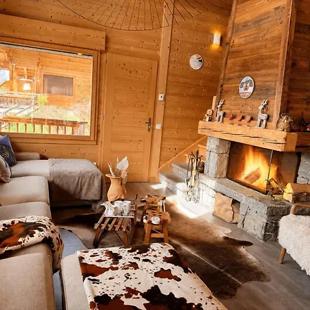 Chalet La Framboiseille - De Luxe Avec Piscine Interieure Et Sauna - Vue Montagne